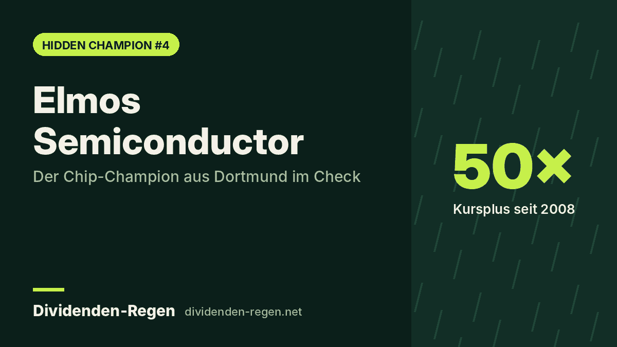 Elmos Semiconductor: Der Chip-Champion aus Dortmund im Check – Dividenden-Regen