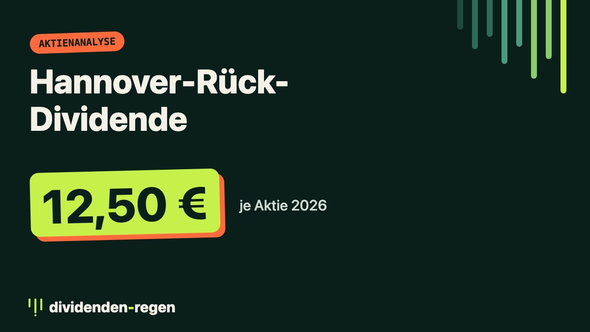 Hannover-Rück-Dividende 2026: 12,50 Euro je Aktie