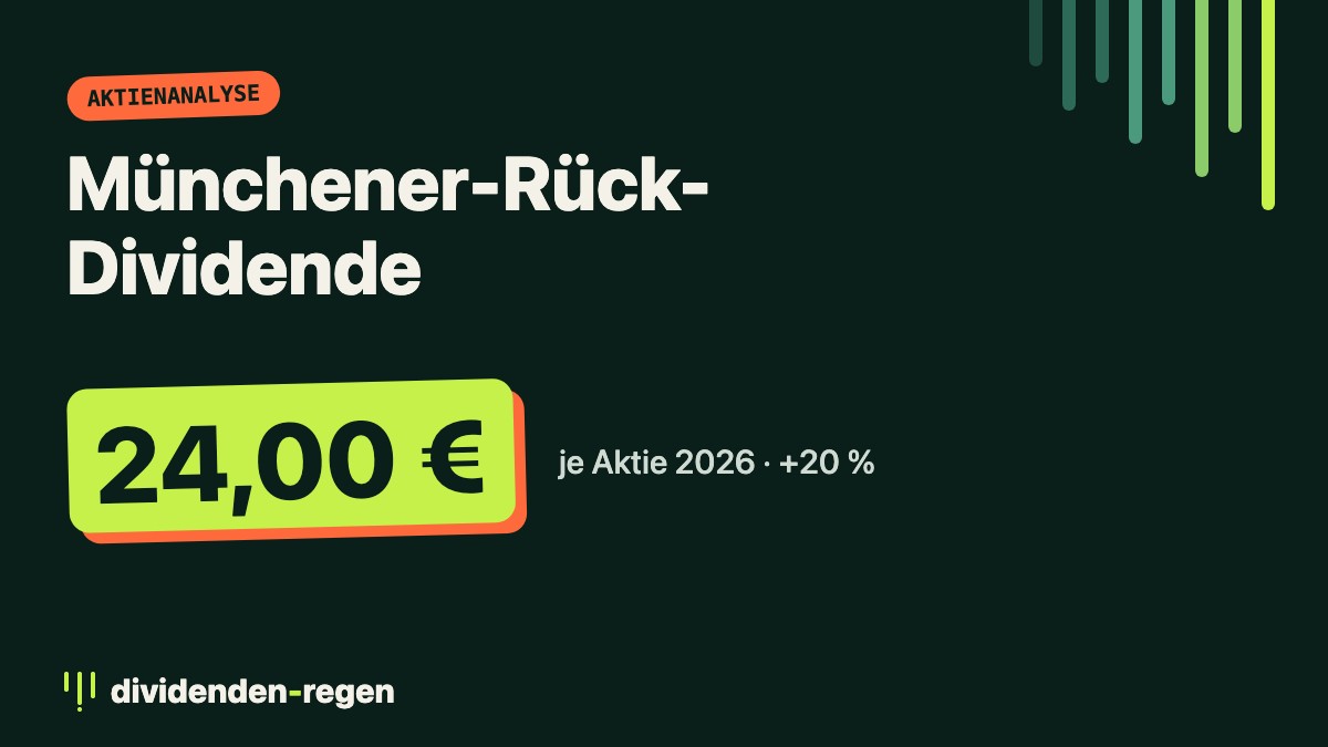 Münchener-Rück-Dividende 2026: 24 Euro je Aktie